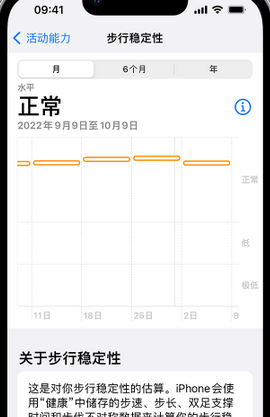 周至iPhone手机维修如何在iPhone开启'步行稳定性通知'