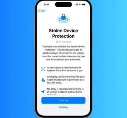 周至苹果授权维修店分享被盗设备保护功能开启方法 
