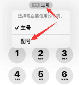 周至苹果14维修店分享iPhone 14 Pro Max使用副卡打电话的方法 